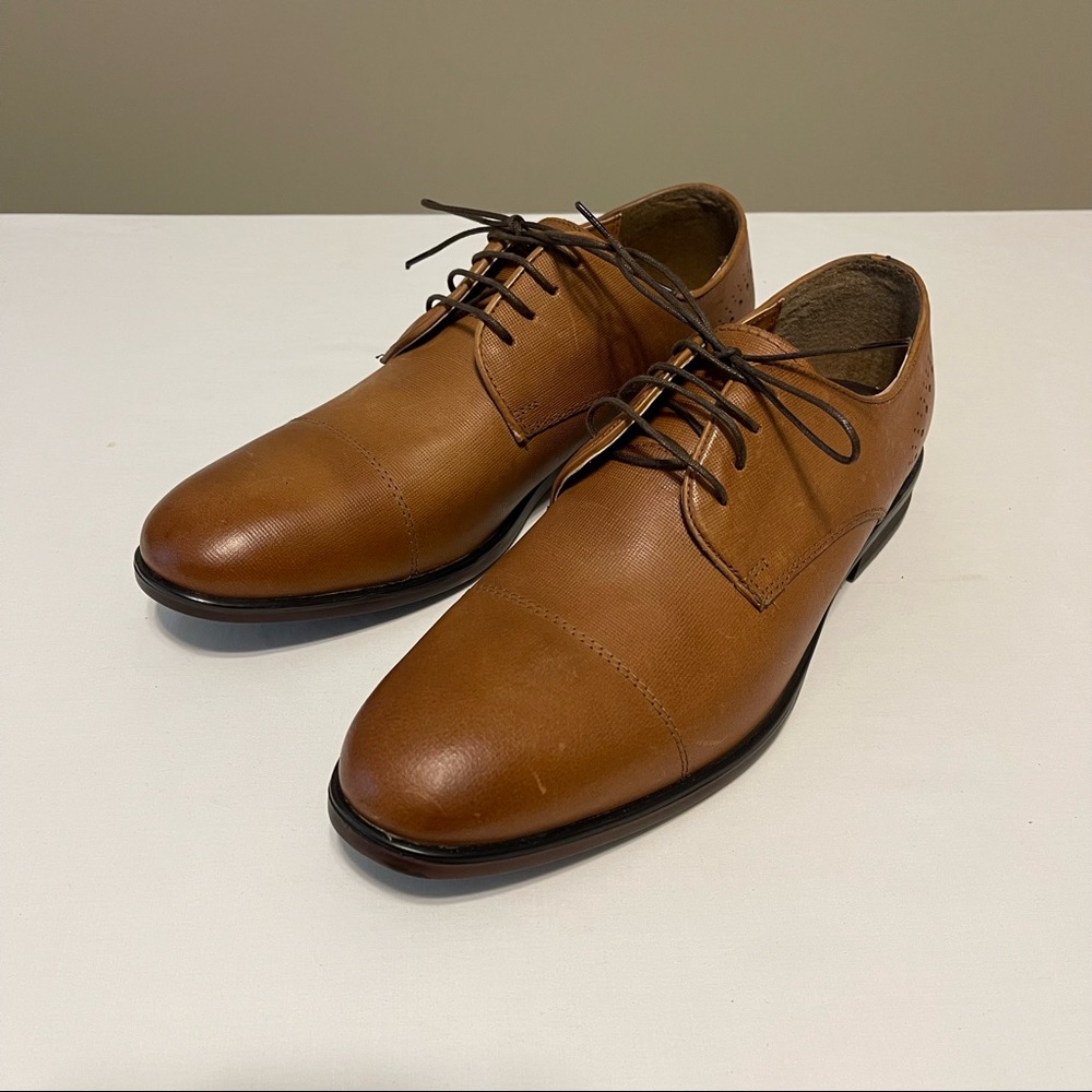 NWOT Aiden & Mason Mirza Kai Cap Toe Oxford Tan 4158796 Size 10